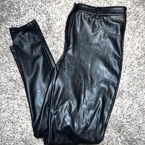 Wilfred free leather skinny jeans